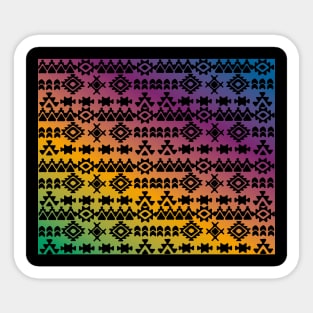 aztec pattern design Sticker